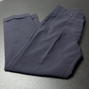 BANANA Republic petite Avery dress pants - navy blue, slacks, cuffed, 6